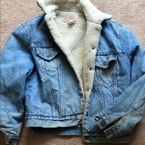 Vintage Levi’s denim jacket. Probably from 1970s